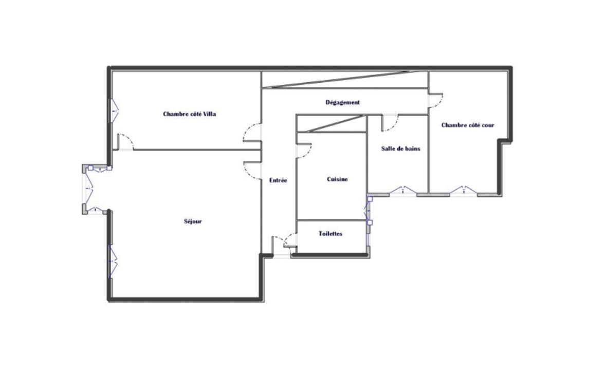 Appartement calme – à rénover