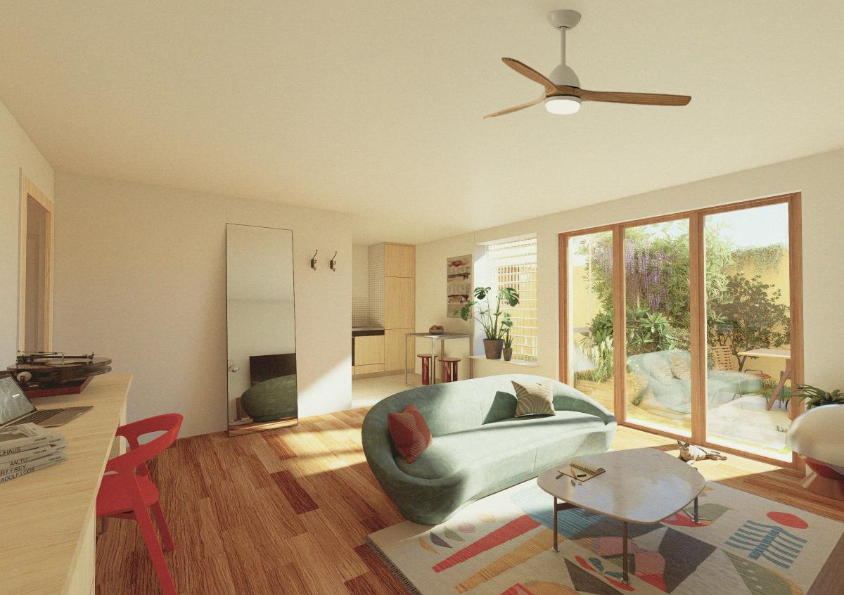 Vente sur plan – T2 au rez-de-chaussée avec jardin